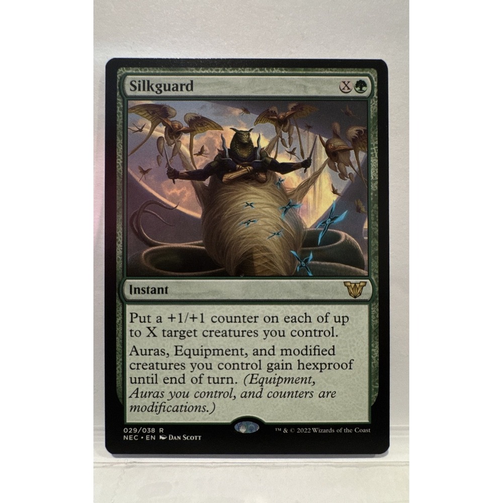Silkguard Magic The Gathering MTG Kamigawa Neon Dynasty Commander Rare 029/038